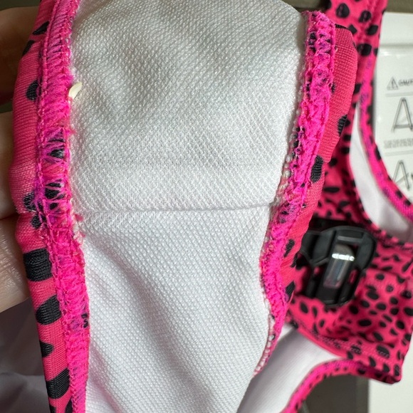 NWOT- Pink and Black Polka Dot Bikini Set - Picture 5 of 5